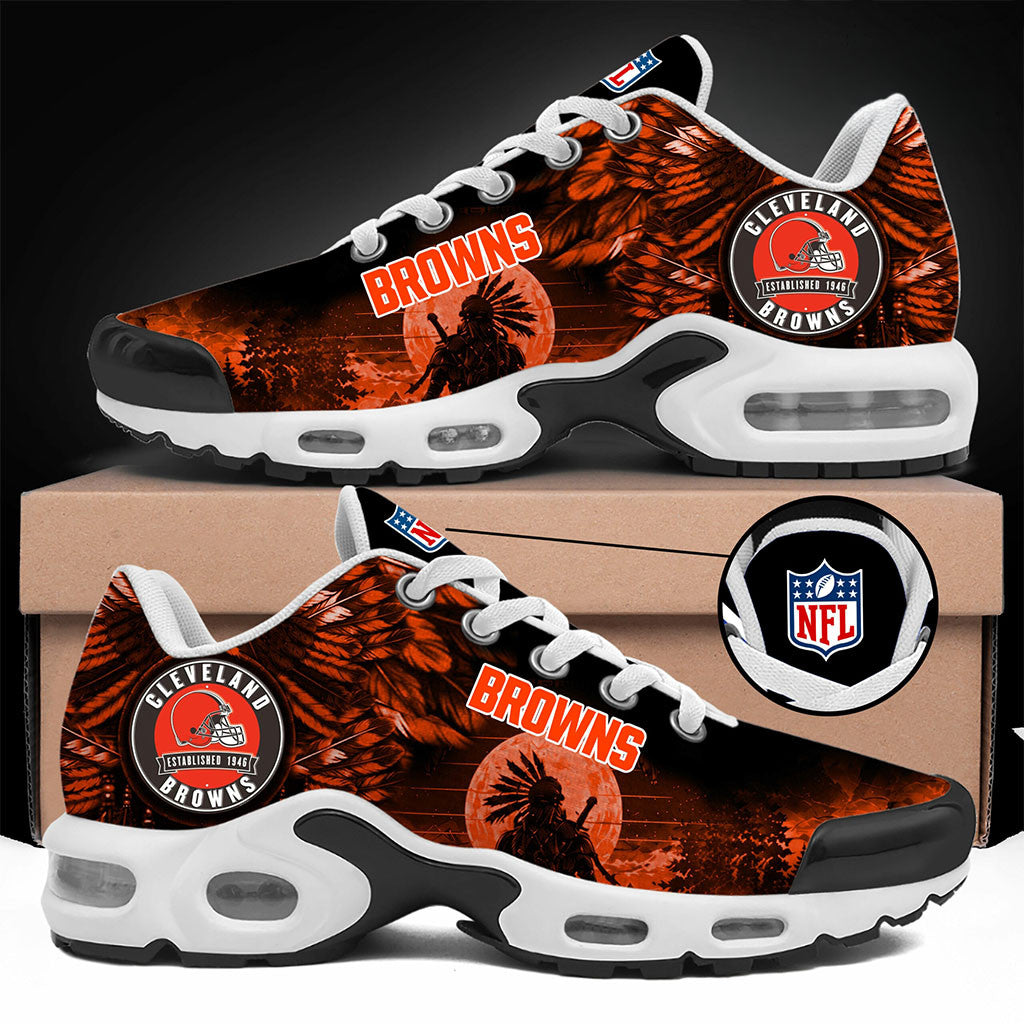 Cleveland Browns Native Spirit Heritage Shoes Sneakers 2026 Browns Merch Football Fan Gifts