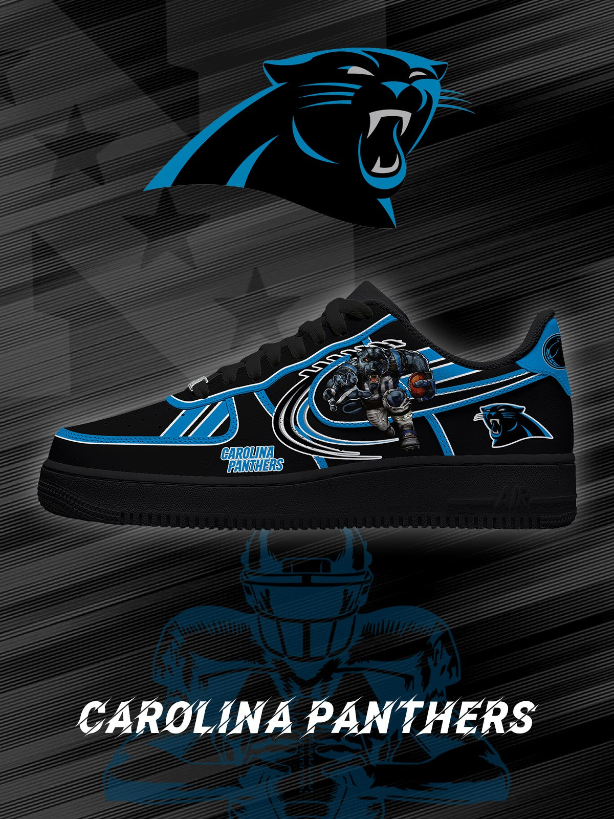 Carolina Football V.2 Custom Sneakers | CA65