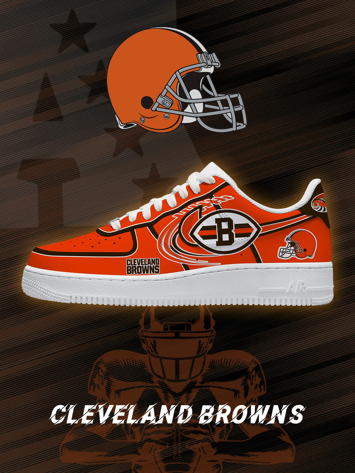 Cleveland Football V.2 Custom Sneakers | SV64