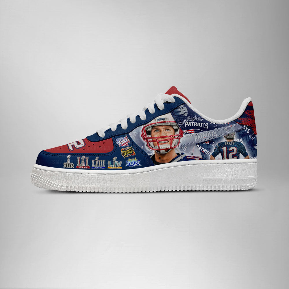 Brady New England Patriots AF1 Shoes | FP64