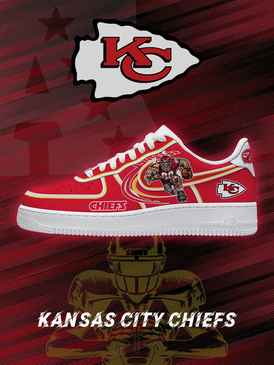 Kansas City Football V.2 Custom Sneakers | WN17