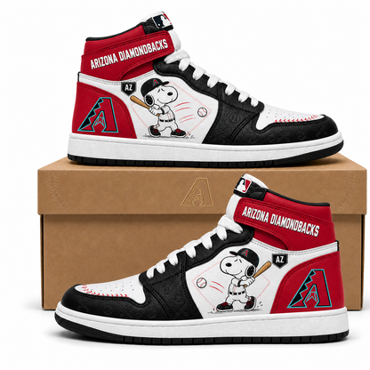 Snoopy MLB Baseball High Top JD1 (Edition 3) , All 30 Teams Available
