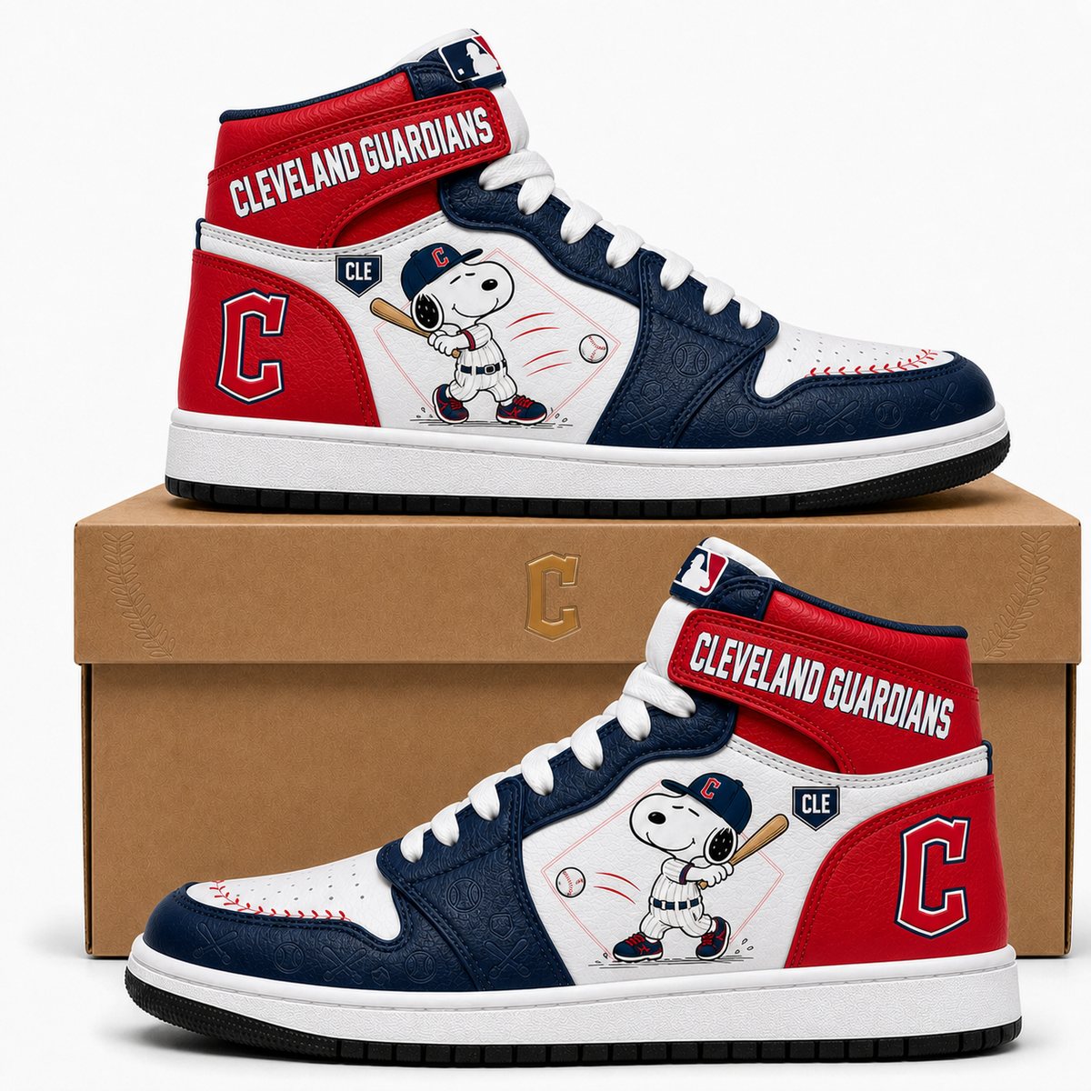 Snoopy MLB Baseball High Top JD1 (Edition 3) , All 30 Teams Available