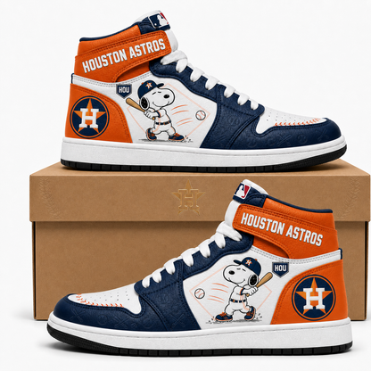 Snoopy MLB Baseball High Top JD1 (Edition 3) , All 30 Teams Available