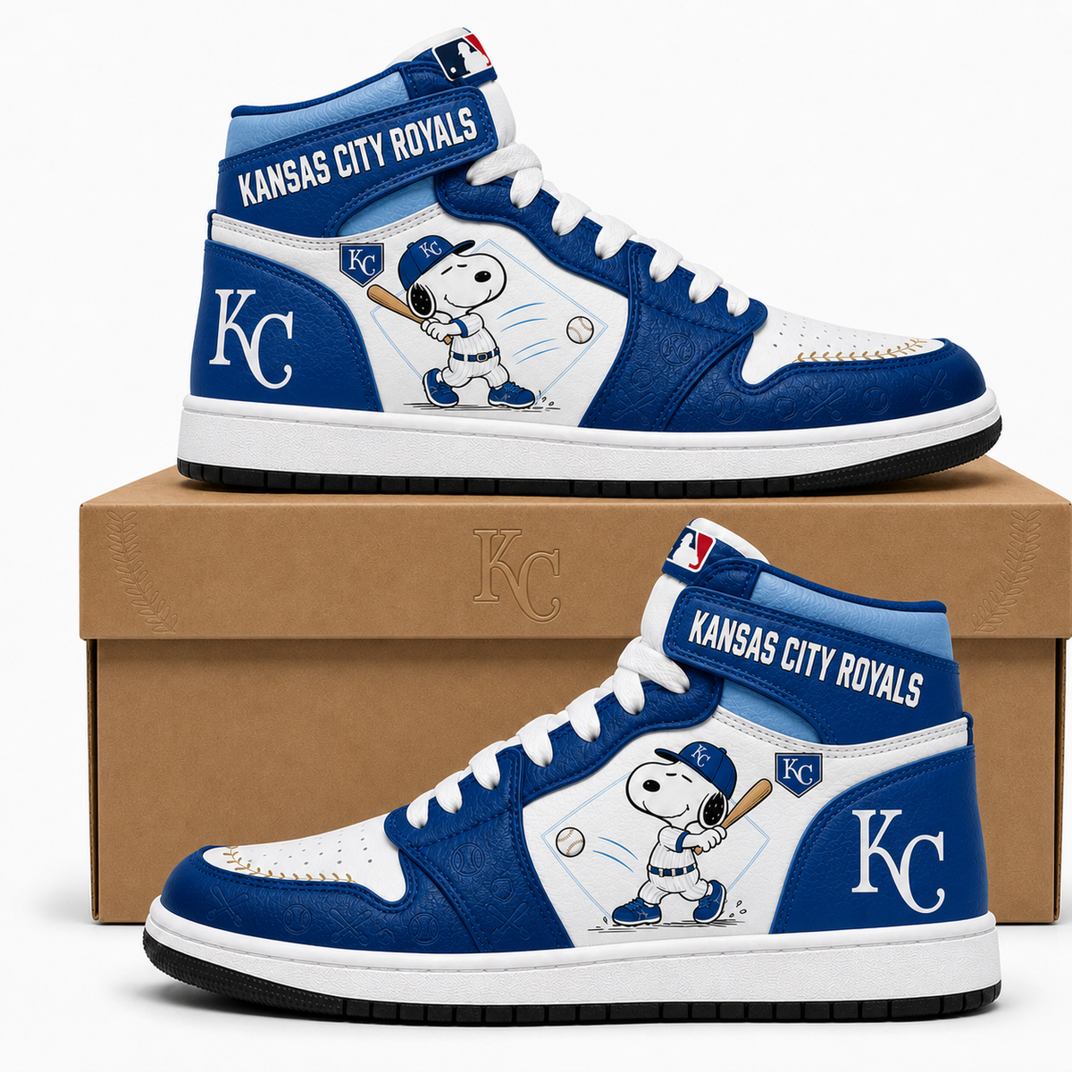 Snoopy MLB Baseball High Top JD1 (Edition 3) , All 30 Teams Available