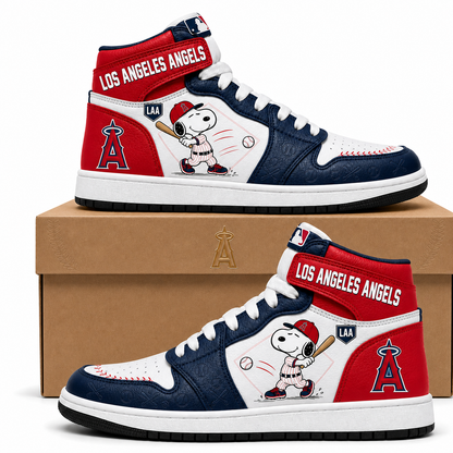 Snoopy MLB Baseball High Top JD1 (Edition 3) , All 30 Teams Available