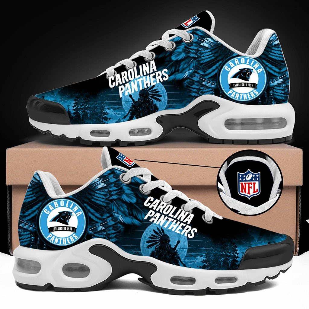 Carolina Panthers Native Spirit Heritage Sneakers 2026 Panthers Merch Gift For Football Lovers
