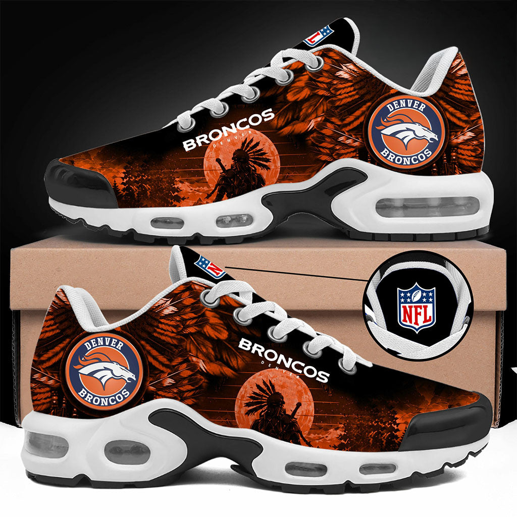 Denver Broncos Native Spirit Heritage Shoes Sneakers 2026 Denver Broncos Merch Fan Gifts