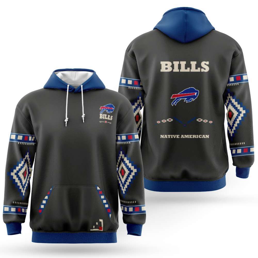 Buffalo Bills Native American Heritage Month Hoodie Buffalo Bills Merch Gift For Football Fans