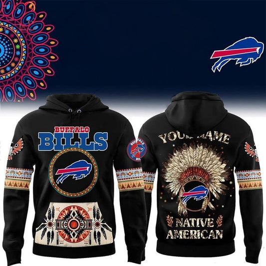 Custom Buffalo Bills Native American Heritage Month Hoodie Bills Merch Gifts For Brother