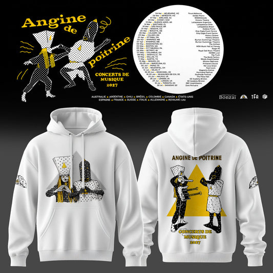 Angine De Poitrine Merch Concerts De Musique 2027 Hoodie Angine De Poitrine Band Hoodie | ZK96