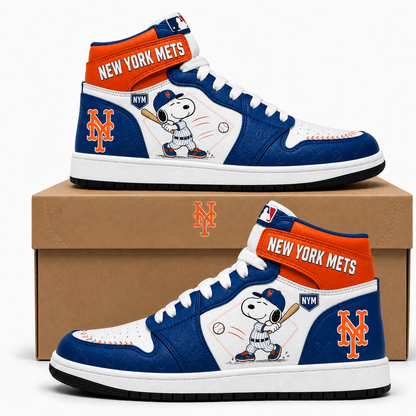 Snoopy MLB Baseball High Top JD1 (Edition 3) , All 30 Teams Available