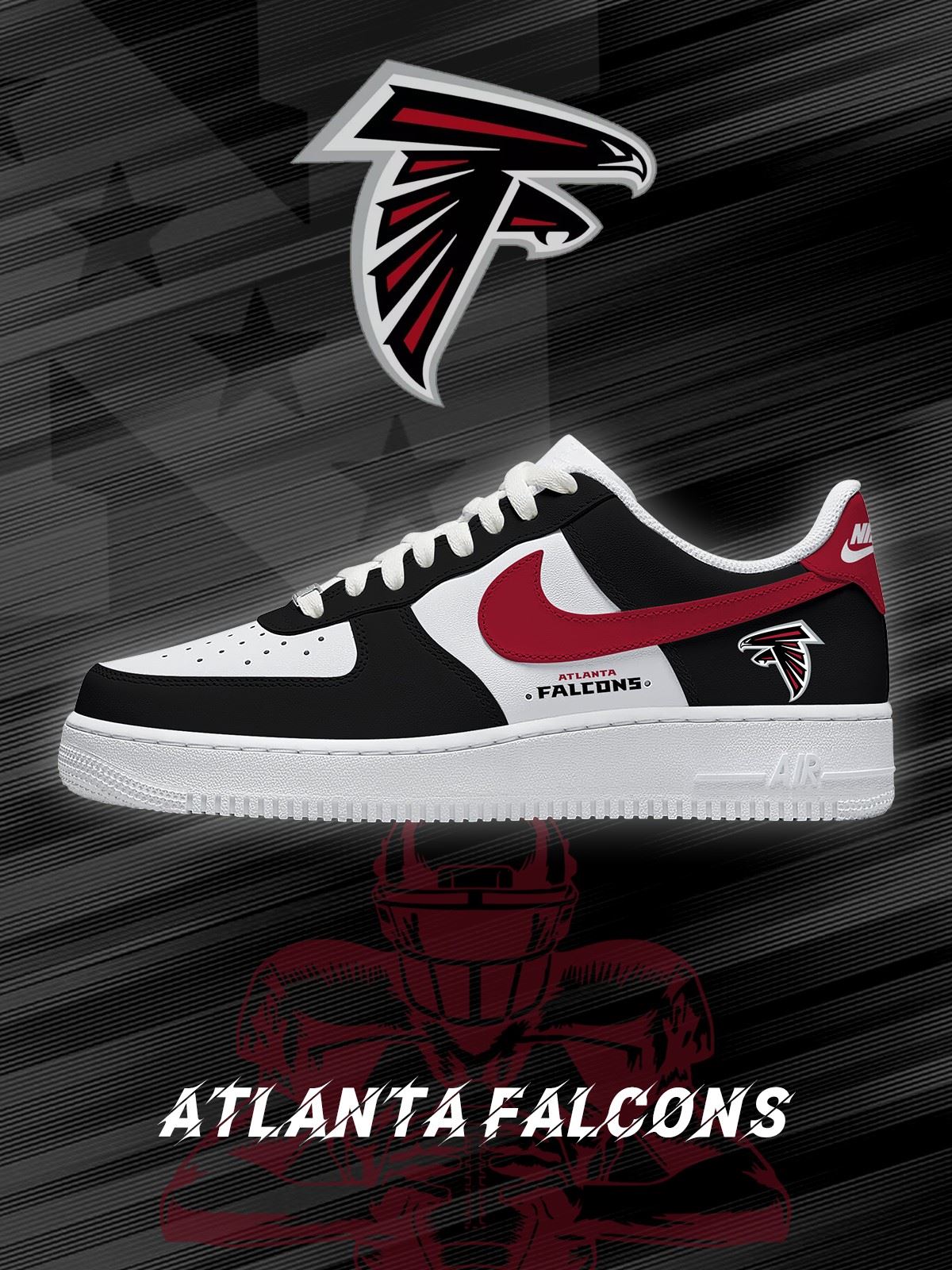 Atlanta Football Custom Sneakers | XP46
