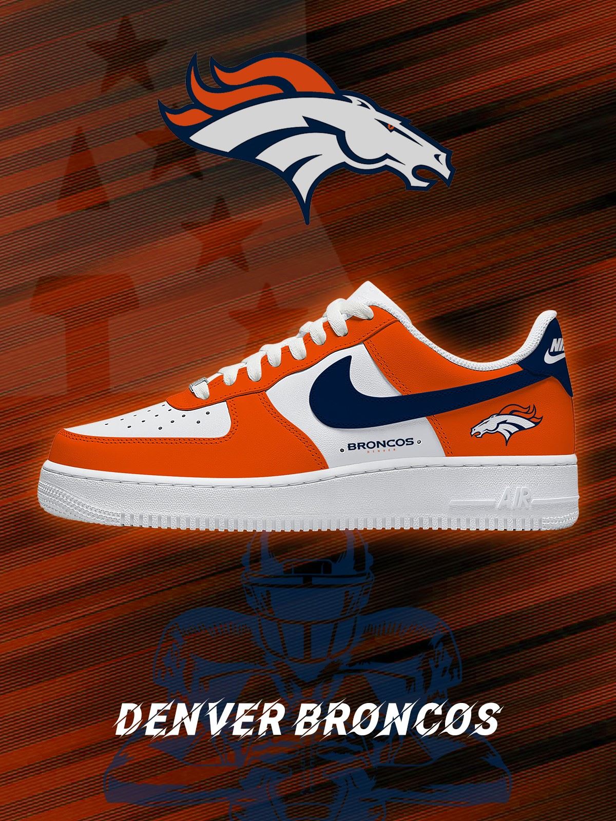 Denver Football Custom Sneakers | DF62