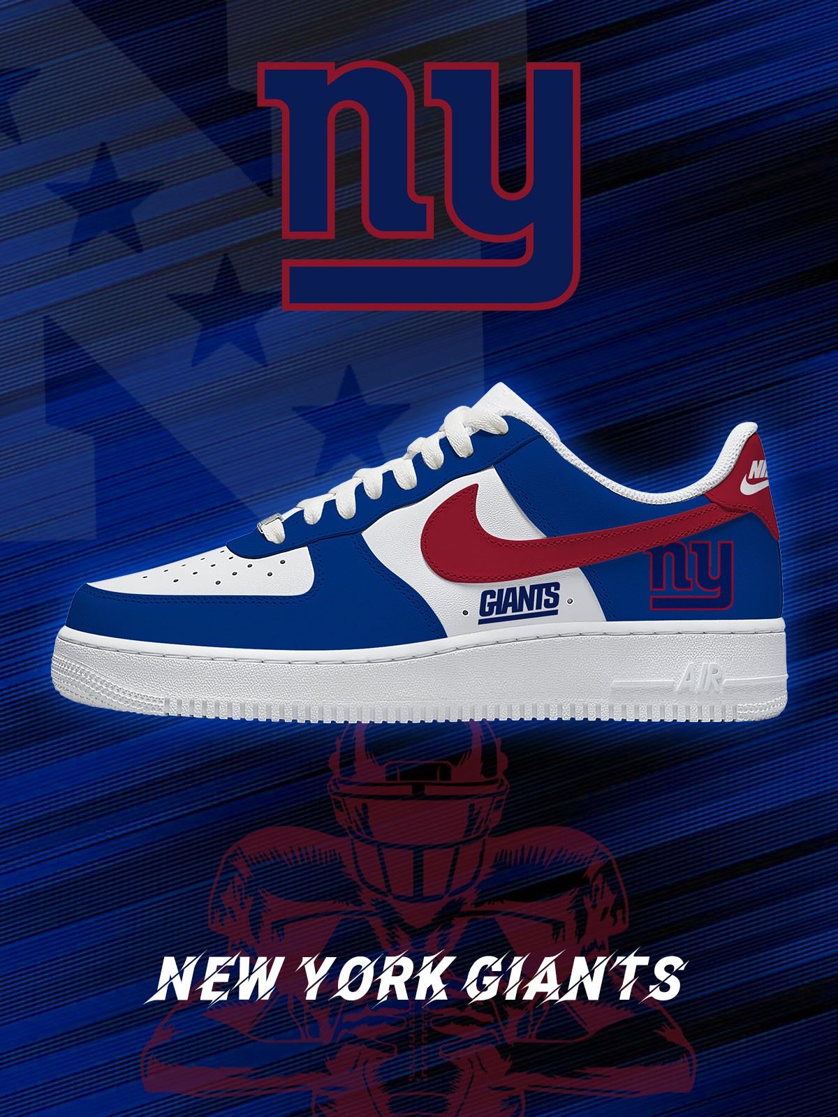 New York Football Custom Sneakers | WS92
