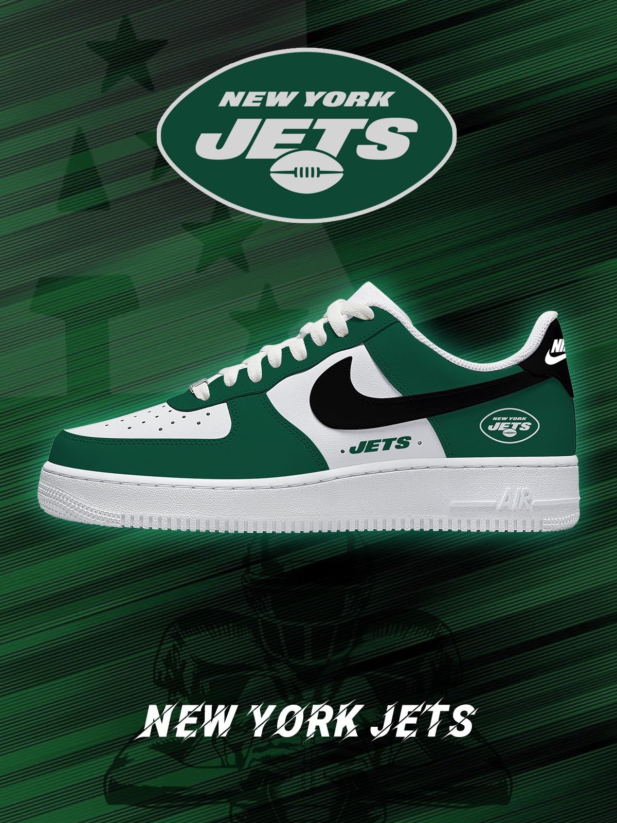 New York Football Custom Sneakers | PD50