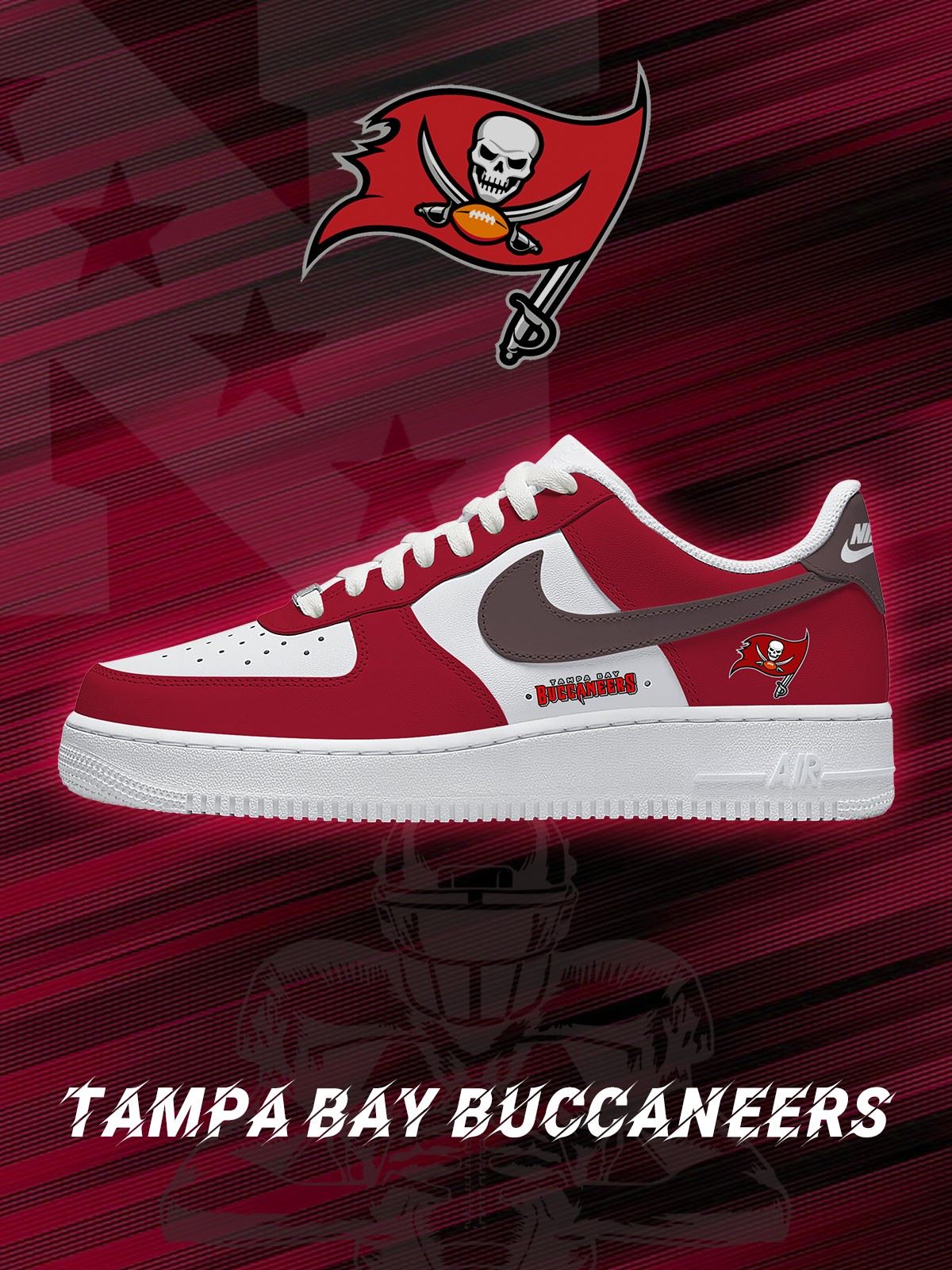 Tampa Bay Football Custom Sneakers | LZ73