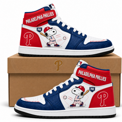 Snoopy MLB Baseball High Top JD1 (Edition 3) , All 30 Teams Available