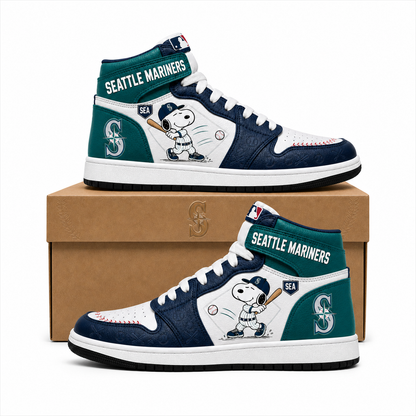 Snoopy MLB Baseball High Top JD1 (Edition 3) , All 30 Teams Available