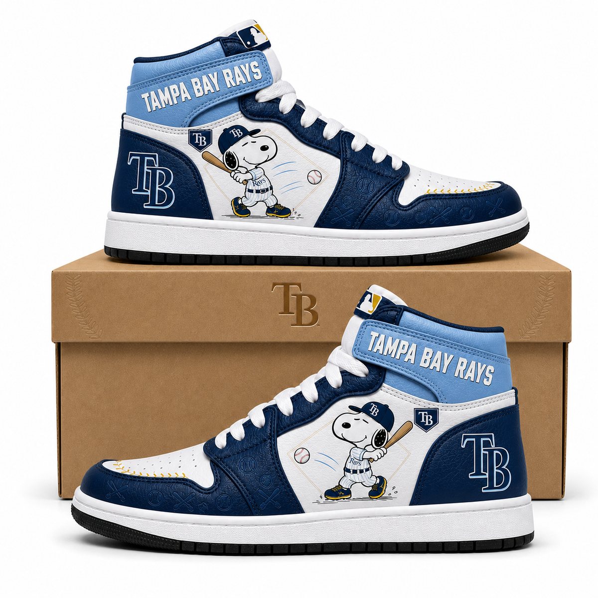 Snoopy MLB Baseball High Top JD1 (Edition 3) , All 30 Teams Available