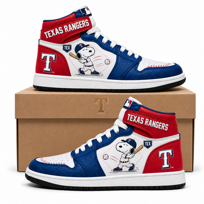 Snoopy MLB Baseball High Top JD1 (Edition 3) , All 30 Teams Available
