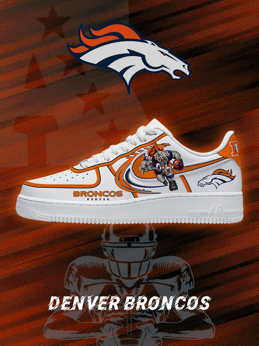 Denver Football V.2 Custom Sneakers | QI93