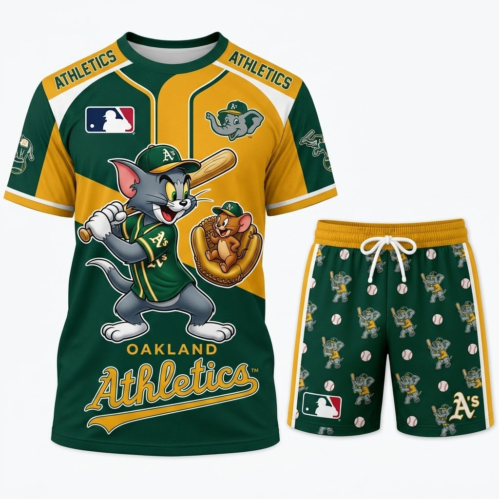 All USA Baseball Teams Inspired Fan Set — Graphic Jersey And Shorts Combo Outfit