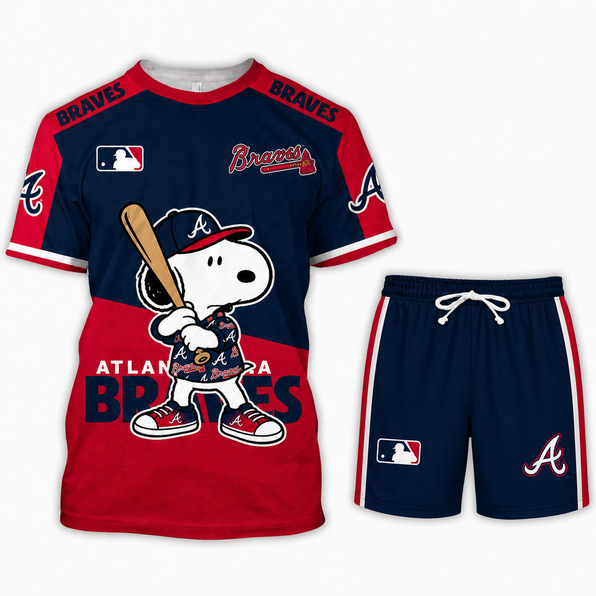 MLB Fan Set — Matching T-Shirt & Shorts | All 30 Teams Available