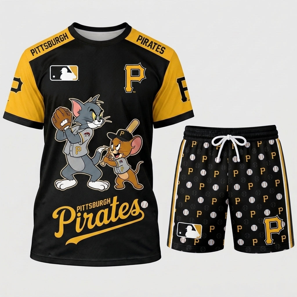 All USA Baseball Teams Inspired Fan Set — Graphic Jersey And Shorts Combo Outfit