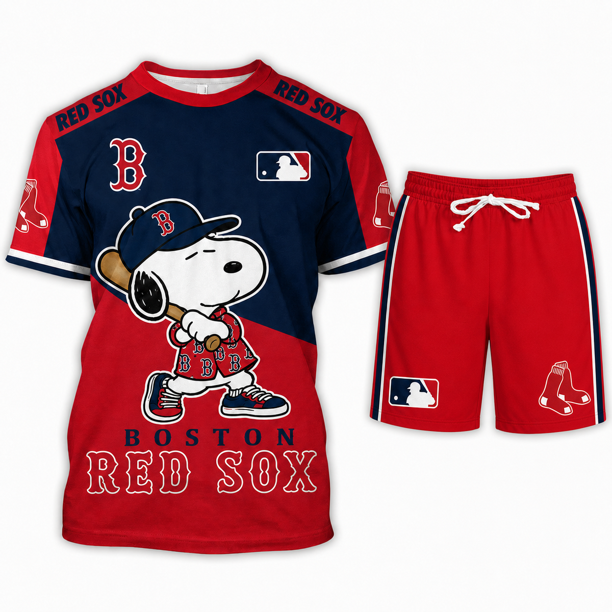 MLB Fan Set — Matching T-Shirt & Shorts | All 30 Teams Available