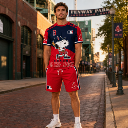 MLB Fan Set — Matching T-Shirt & Shorts | All 30 Teams Available