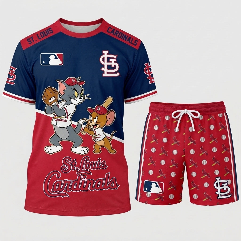 All USA Baseball Teams Inspired Fan Set — Graphic Jersey And Shorts Combo Outfit