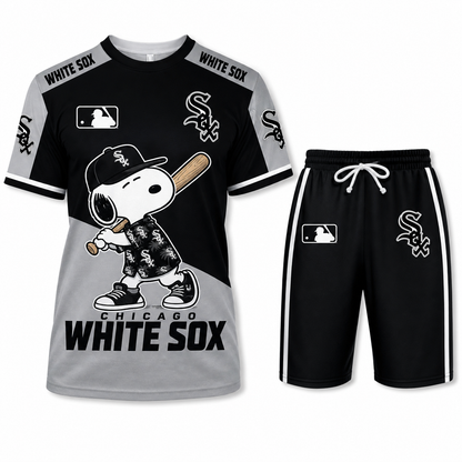 MLB Fan Set — Matching T-Shirt & Shorts | All 30 Teams Available