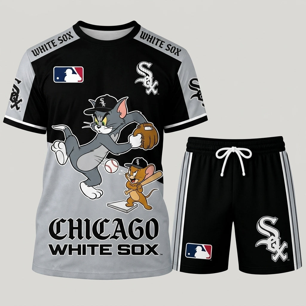 All USA Baseball Teams Inspired Fan Set — Graphic Jersey And Shorts Combo Outfit