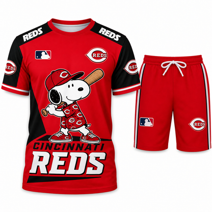 MLB Fan Set — Matching T-Shirt & Shorts | All 30 Teams Available