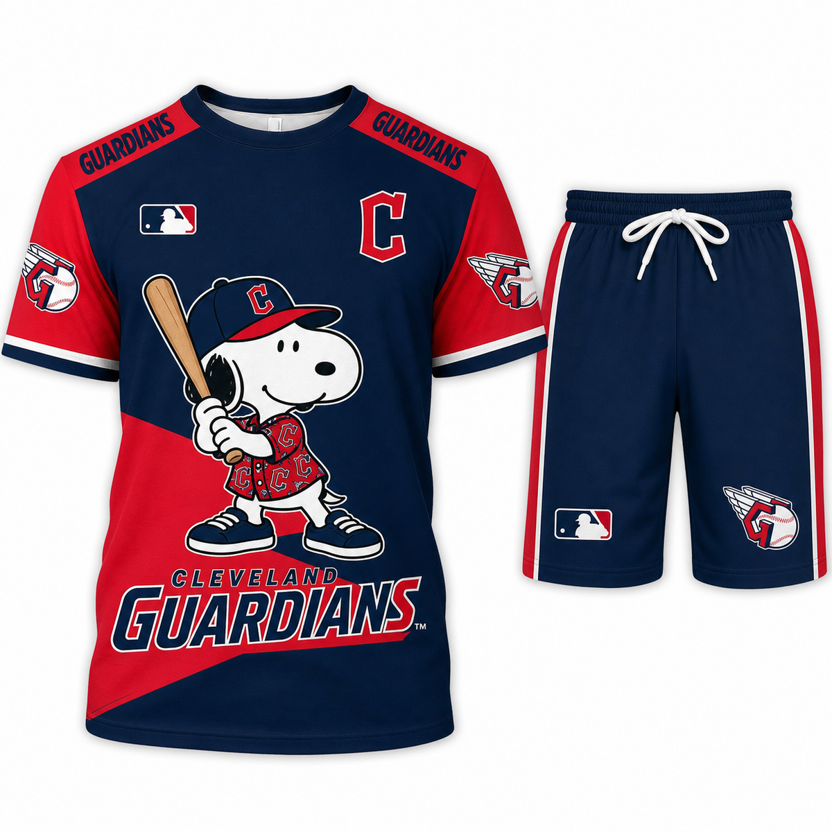 MLB Fan Set — Matching T-Shirt & Shorts | All 30 Teams Available