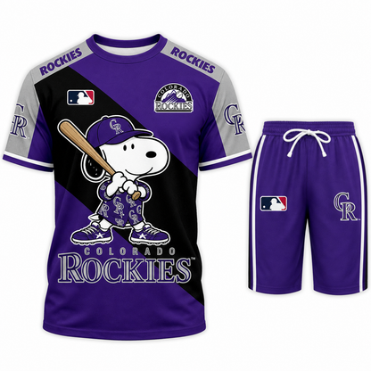 MLB Fan Set — Matching T-Shirt & Shorts | All 30 Teams Available