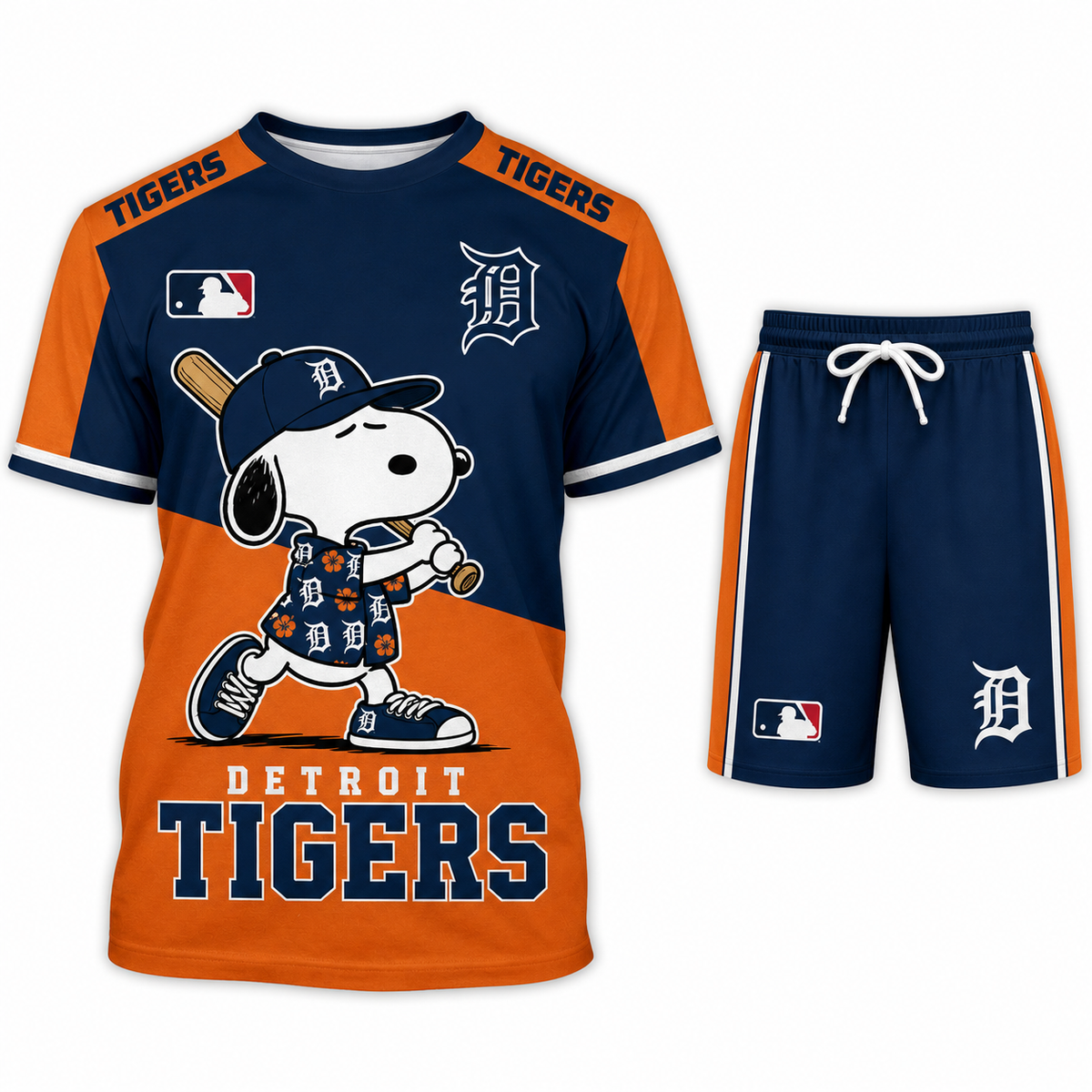 MLB Fan Set — Matching T-Shirt & Shorts | All 30 Teams Available