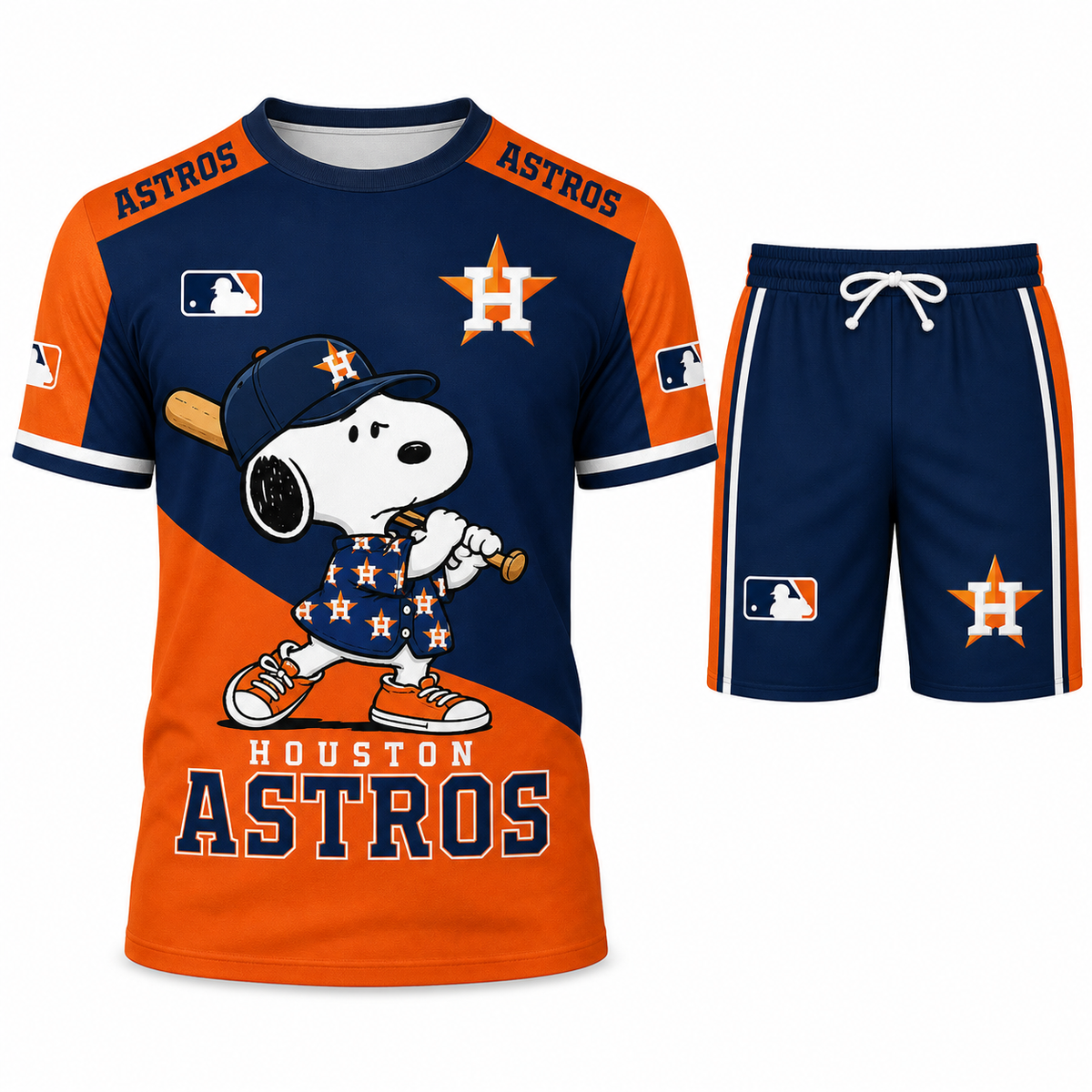 MLB Fan Set — Matching T-Shirt & Shorts | All 30 Teams Available