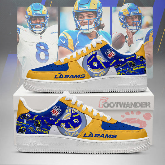 Los Angeles Rams AF1 Shoes | BV54