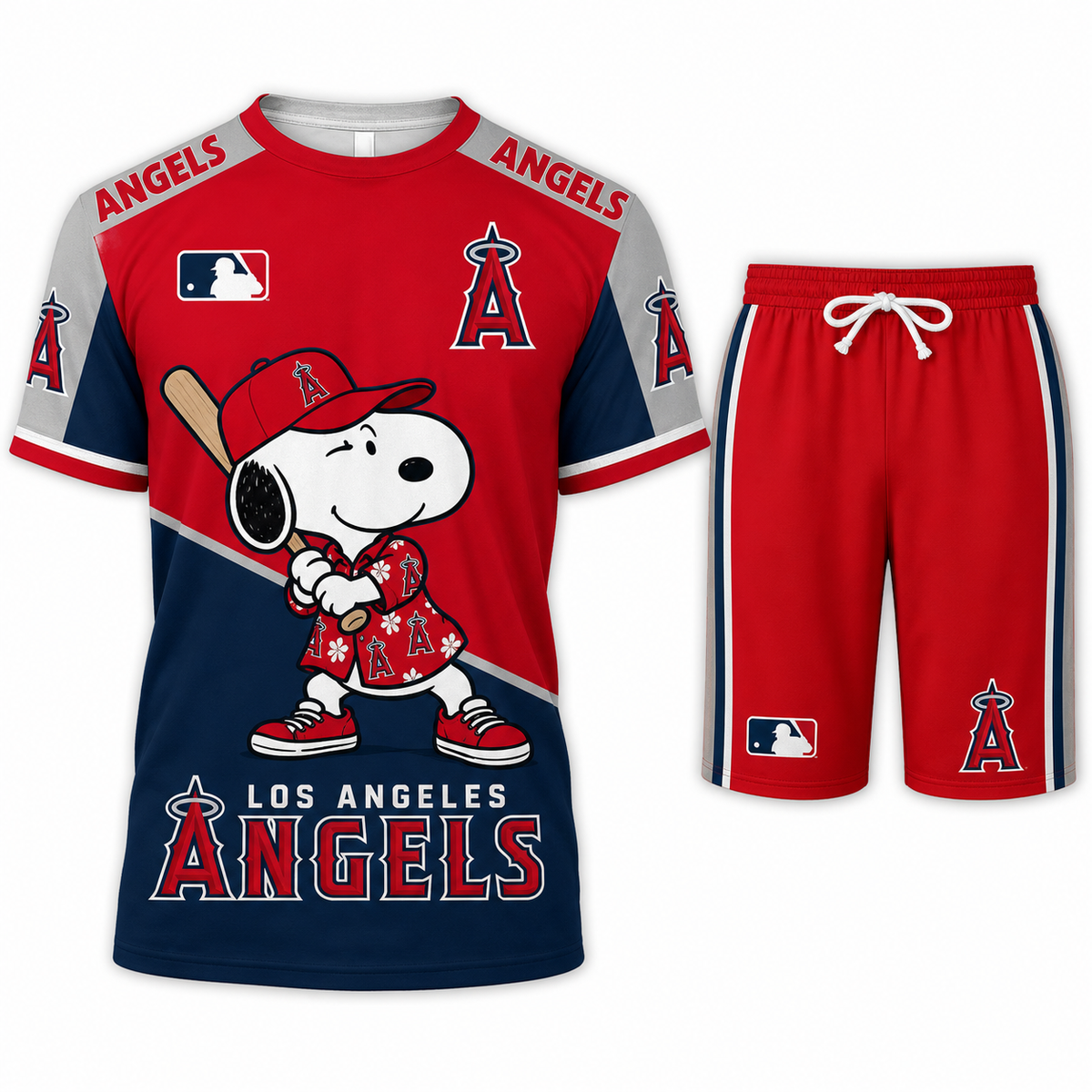 MLB Fan Set — Matching T-Shirt & Shorts | All 30 Teams Available