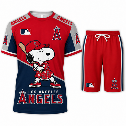 MLB Fan Set — Matching T-Shirt & Shorts | All 30 Teams Available