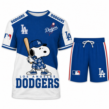 MLB Fan Set — Matching T-Shirt & Shorts | All 30 Teams Available