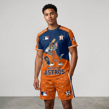 All USA Baseball Teams Inspired Fan Set — Graphic Jersey And Shorts Combo Outfit