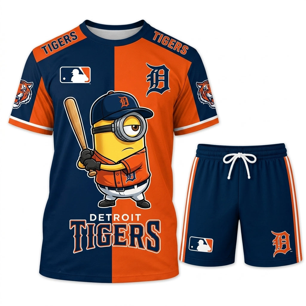 Minions MLB Baseball Fan Set — T-Shirt & Shorts | All 30 Teams Available