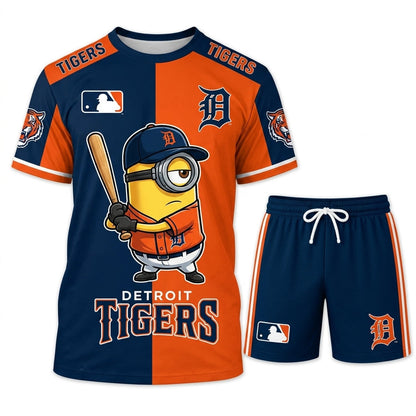 Minions MLB Baseball Fan Set — T-Shirt & Shorts | All 30 Teams Available