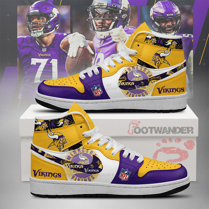 Minnesota Viking AJ1 Shoes | EM92