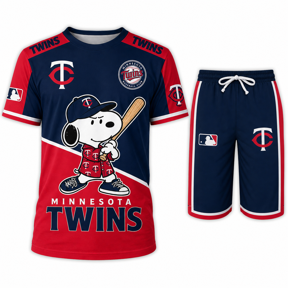 MLB Fan Set — Matching T-Shirt & Shorts | All 30 Teams Available