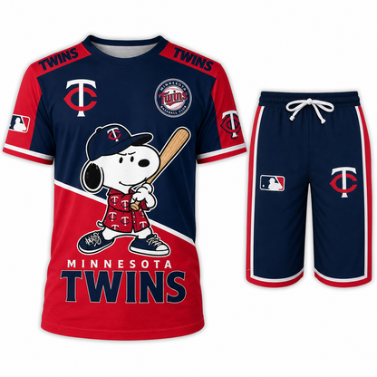 MLB Fan Set — Matching T-Shirt & Shorts | All 30 Teams Available