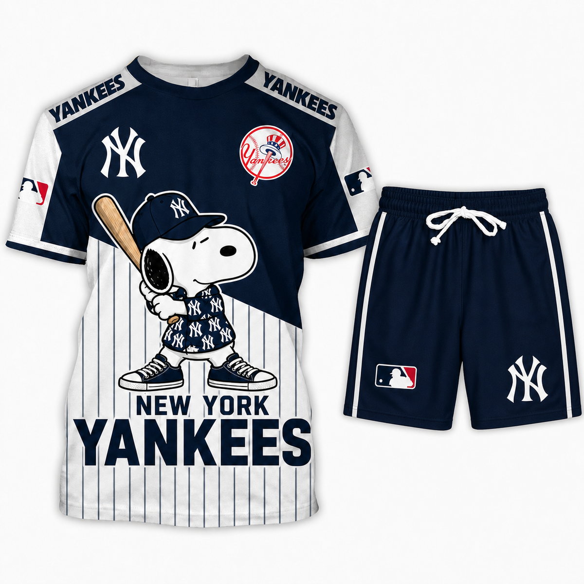 MLB Fan Set — Matching T-Shirt & Shorts | All 30 Teams Available